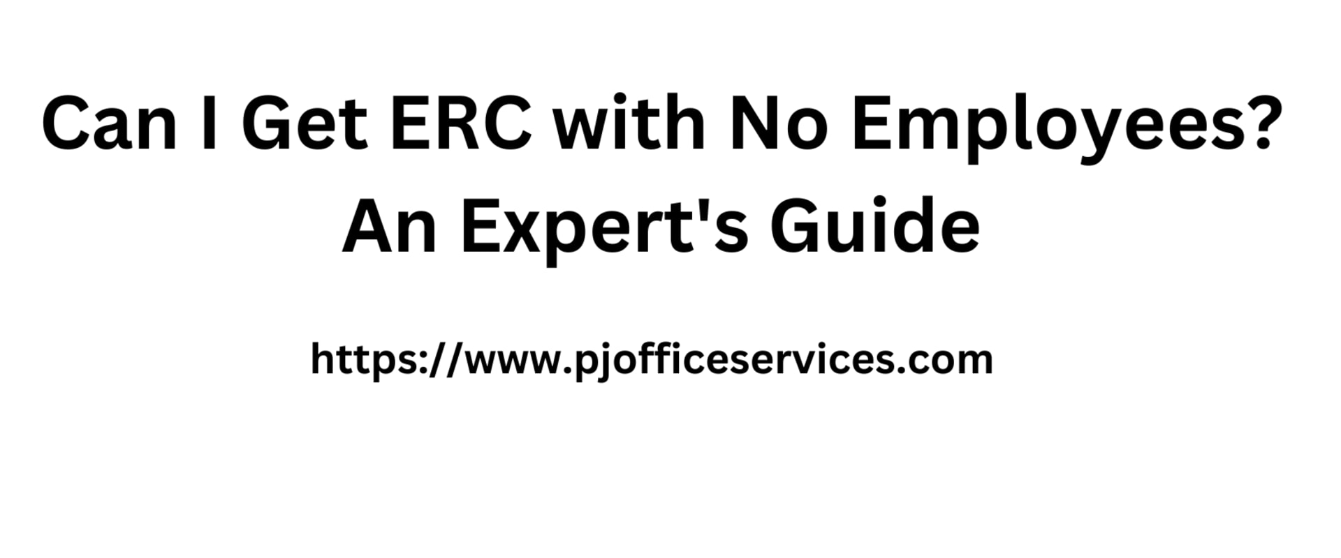 Can I Get ERC with No Employees? An Expert's Guide