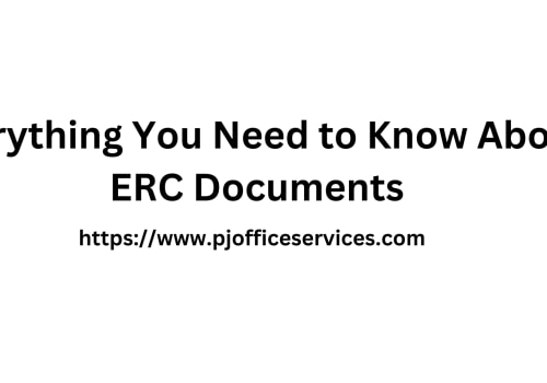 Everything You Need to Know About ERC Documents